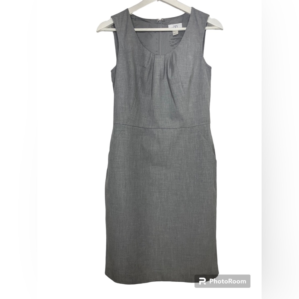 Ann Taylor Loft Grey Dress